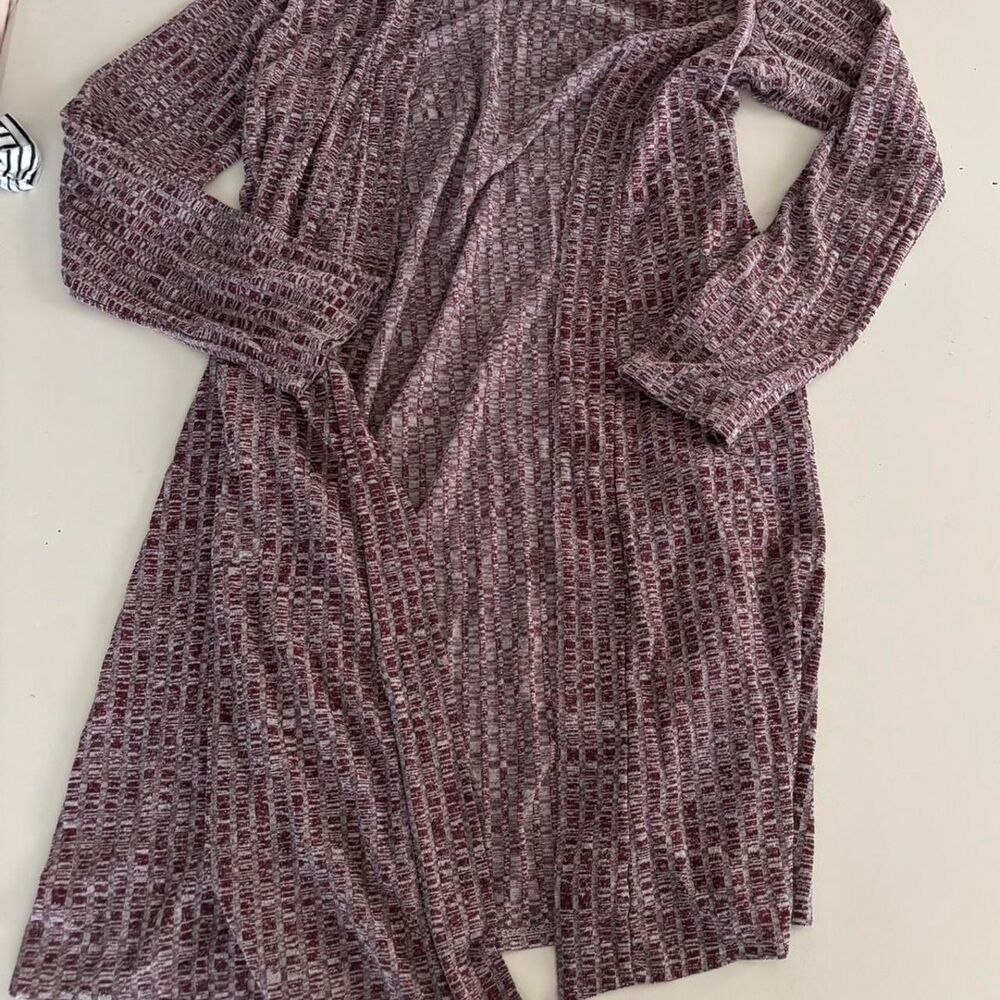 Hybrid-apparel Women's Purple and Pink Cardigan